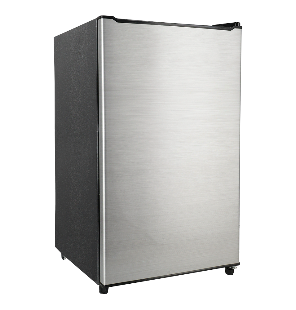 REF 9101 SD R (BLACK & SILVER) Bedroom Refrigerators