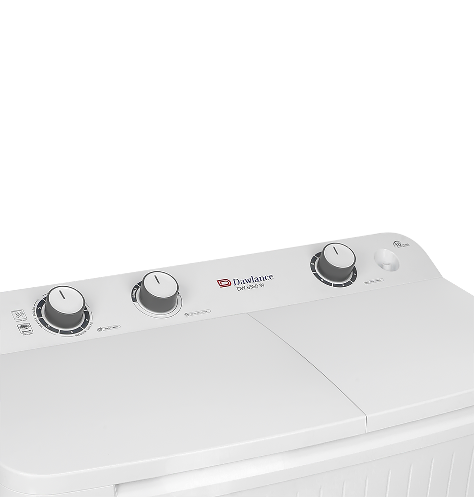 DW 6550 TWIN TUB WHITE LID (WHITE) 