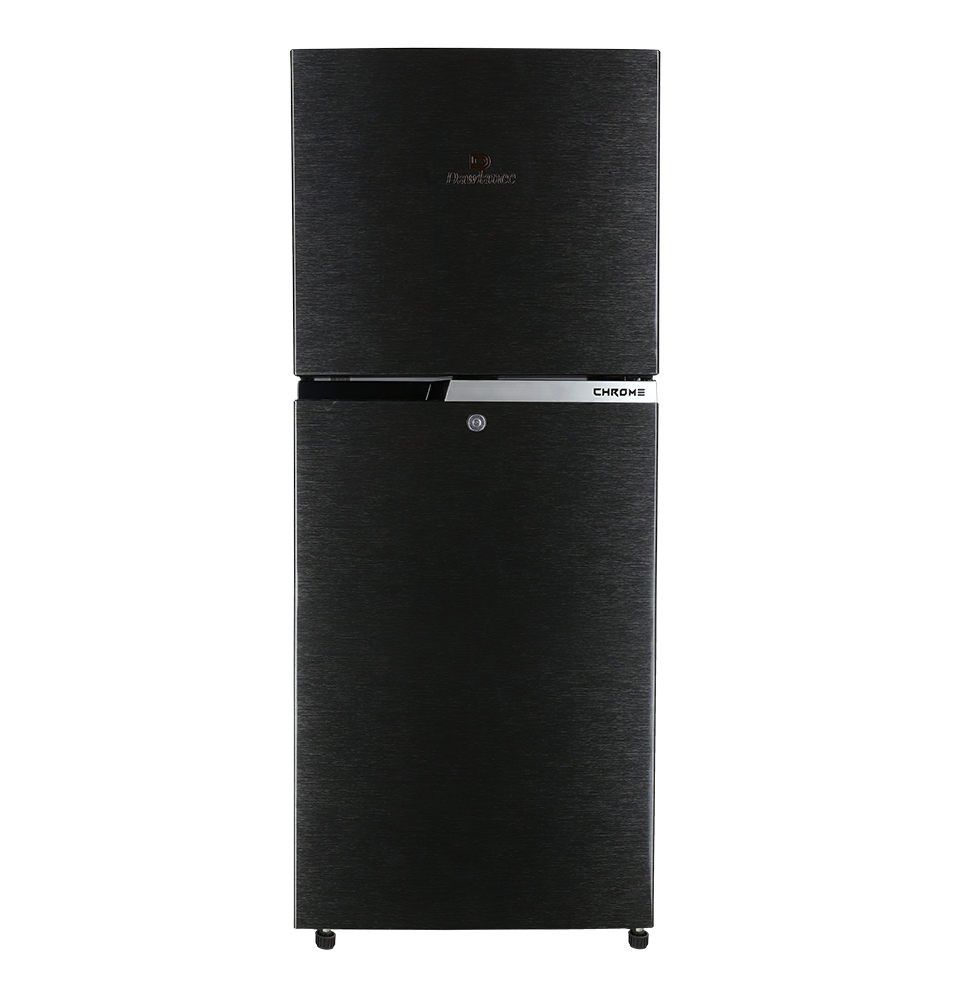 REF 9191WB CHROME HAIRLINE BLACK Large Refrigerators