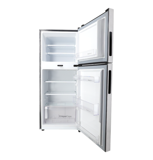 REF 9160LF CHROME PRO HAIRLINE SILVER Double Door Refrigerator